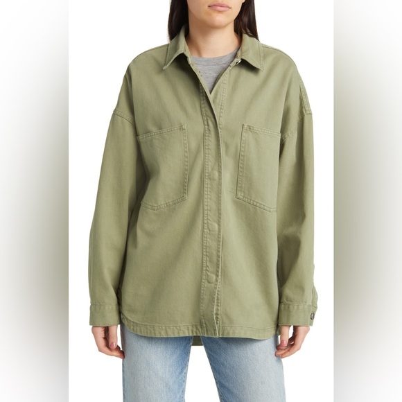 Treasure & Bond OVERSIZED UTILITY JACKET (Shacket) - Picture 4 of 7